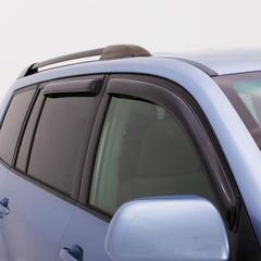 AVS - AVS 16-18 Nissan Titan XD Crew Cab Ventvisor Outside Mount Window Deflectors 4pc - Smoke - Demon Performance