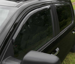 AVS - AVS 2019 RAM 1500 Crew Cab Ventvisor In-Channel Window Deflectors - 4pc - Smoke - Demon Performance