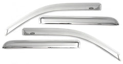 AVS - AVS 2019 RAM 1500 Crew Cab Ventvisor Outside Mount Front & Rear Window Deflectors 4pc - Chrome - Demon Performance
