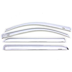 AVS - AVS 2019 RAM 1500 Crew Cab Ventvisor Outside Mount Front & Rear Window Deflectors 4pc - Chrome - Demon Performance