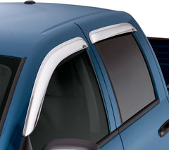 AVS - AVS 2019 RAM 1500 Crew Cab Ventvisor Outside Mount Front & Rear Window Deflectors 4pc - Chrome - Demon Performance