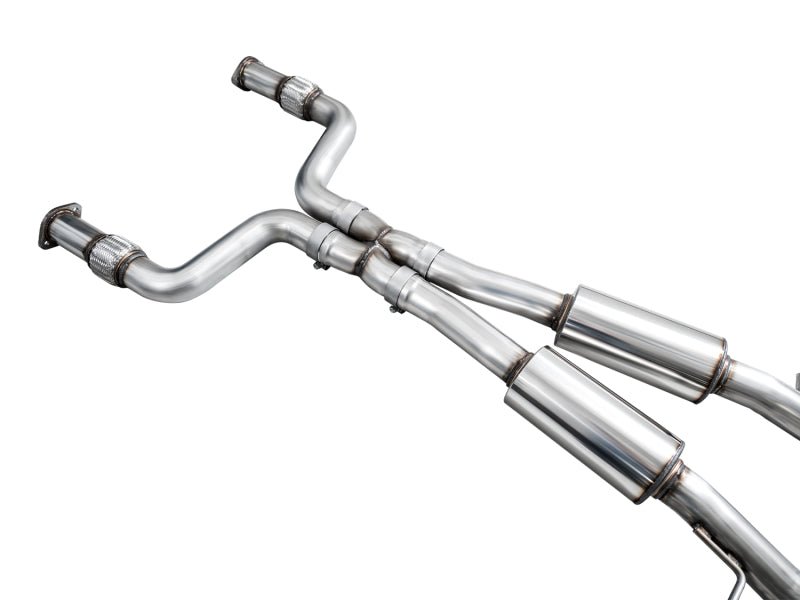 AWE Tuning - AWE 2023 Nissan Z RZ34 RWD Touring Edition Catback Exhaust System w/ Chrome Silver Tips - Demon Performance