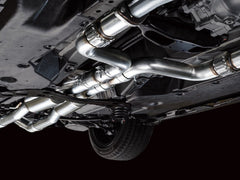 AWE Tuning - AWE 2023 Nissan Z RZ34 RWD Touring Edition Catback Exhaust System w/ Chrome Silver Tips - Demon Performance