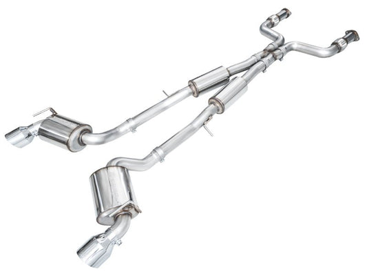 AWE Tuning - AWE 2023 Nissan Z RZ34 RWD Touring Edition Catback Exhaust System w/ Chrome Silver Tips - Demon Performance