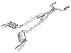AWE Tuning - AWE 2023 Nissan Z RZ34 RWD Touring Edition Catback Exhaust System w/ Chrome Silver Tips - Demon Performance