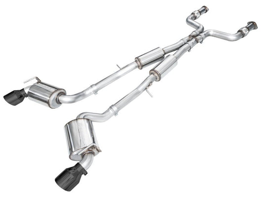 AWE Tuning - AWE 2023 Nissan Z RZ34 RWD Touring Edition Catback Exhaust System w/ Diamond Black Tips - Demon Performance