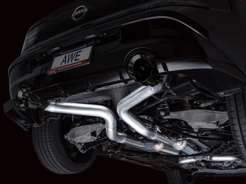 AWE Tuning - AWE 2023 Nissan Z RZ34 RWD Track Edition Catback Exhaust System w/ Diamond Black Tips - Demon Performance