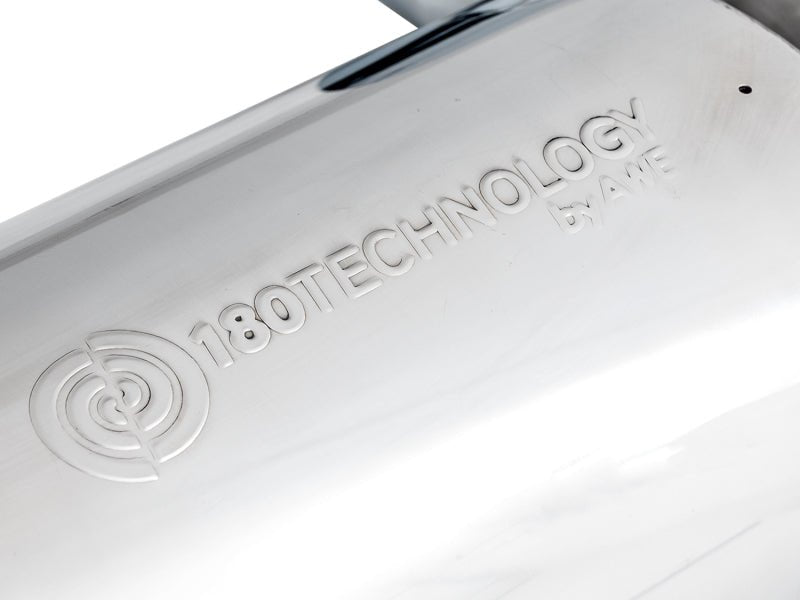 AWE Tuning - AWE Tuning 2018+ Ford Mustang GT (S550) Cat-back Exhaust - Touring Edition (Quad Chrome Silver Tips) - Demon Performance