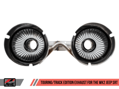 AWE Tuning - AWE Tuning 2020 Jeep Grand Cherokee SRT Track Edition Exhaust - Chrome Silver Tips - Demon Performance