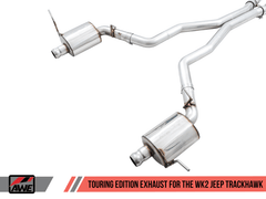 AWE Tuning - AWE Tuning 2020 Jeep Grand Cherokee SRT/Trackhawk Touring Edition Exhaust - Use w/Stock Tips - Demon Performance