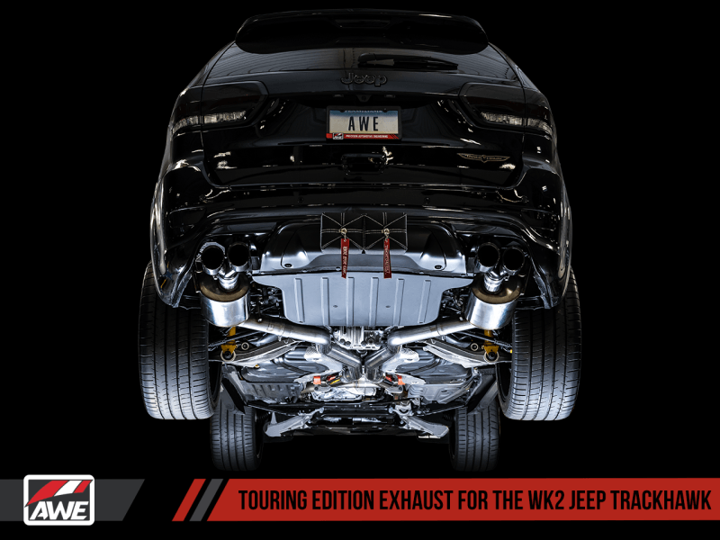 AWE Tuning - AWE Tuning 2020 Jeep Grand Cherokee SRT/Trackhawk Touring Edition Exhaust - Use w/Stock Tips - Demon Performance
