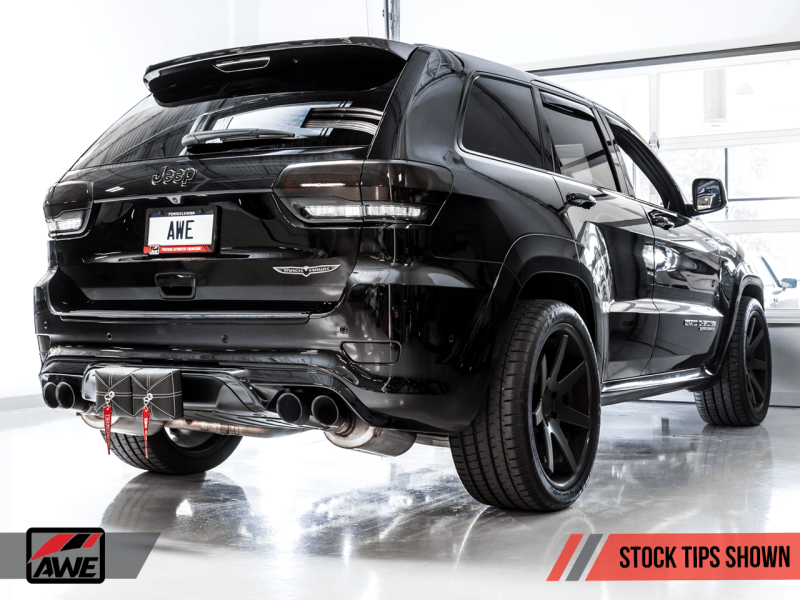 AWE Tuning - AWE Tuning 2020 Jeep Grand Cherokee SRT/Trackhawk Track Edition Exhaust - Use w/Stock Tips - Demon Performance