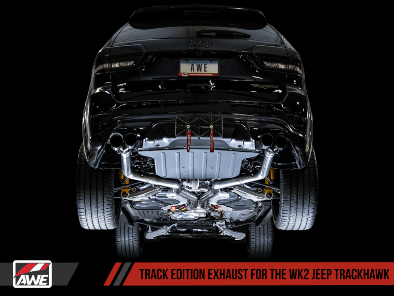 AWE Tuning - AWE Tuning 2020 Jeep Grand Cherokee SRT/Trackhawk Track Edition Exhaust - Use w/Stock Tips - Demon Performance