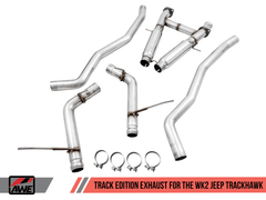 AWE Tuning - AWE Tuning 2020 Jeep Grand Cherokee SRT/Trackhawk Track Edition Exhaust - Use w/Stock Tips - Demon Performance