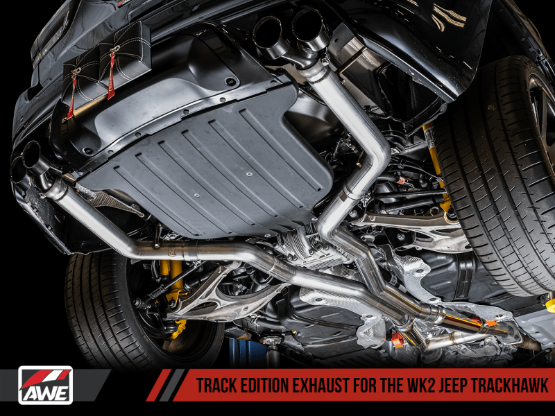 AWE Tuning - AWE Tuning 2020 Jeep Grand Cherokee SRT/Trackhawk Track Edition Exhaust - Use w/Stock Tips - Demon Performance