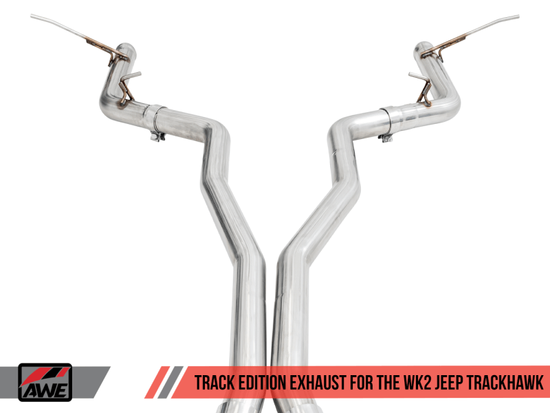 AWE Tuning - AWE Tuning 2020 Jeep Grand Cherokee SRT/Trackhawk Track Edition Exhaust - Use w/Stock Tips - Demon Performance