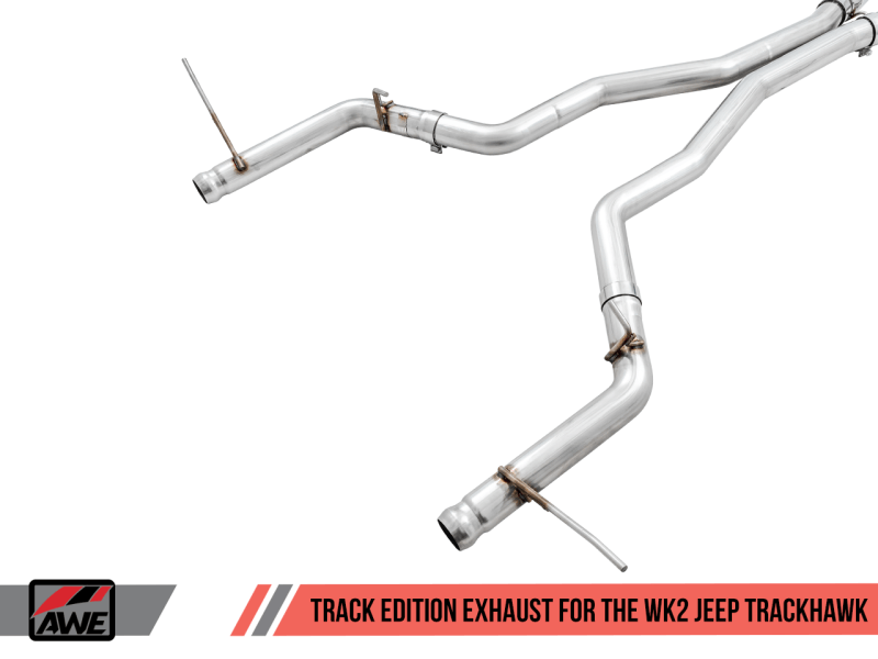 AWE Tuning - AWE Tuning 2020 Jeep Grand Cherokee SRT/Trackhawk Track Edition Exhaust - Use w/Stock Tips - Demon Performance