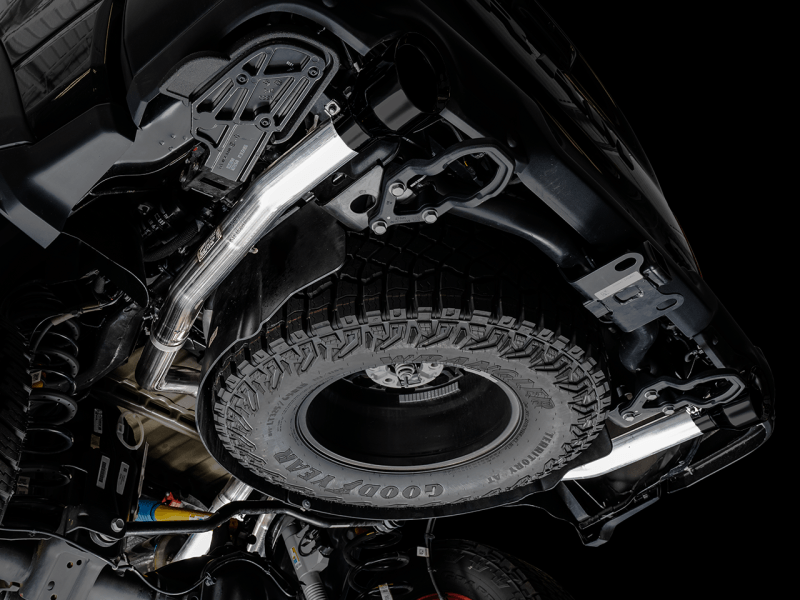 AWE Tuning - AWE Tuning 2021 RAM 1500 TRX 0FG Cat-Back Exhaust - Diamond Black Tips - Demon Performance