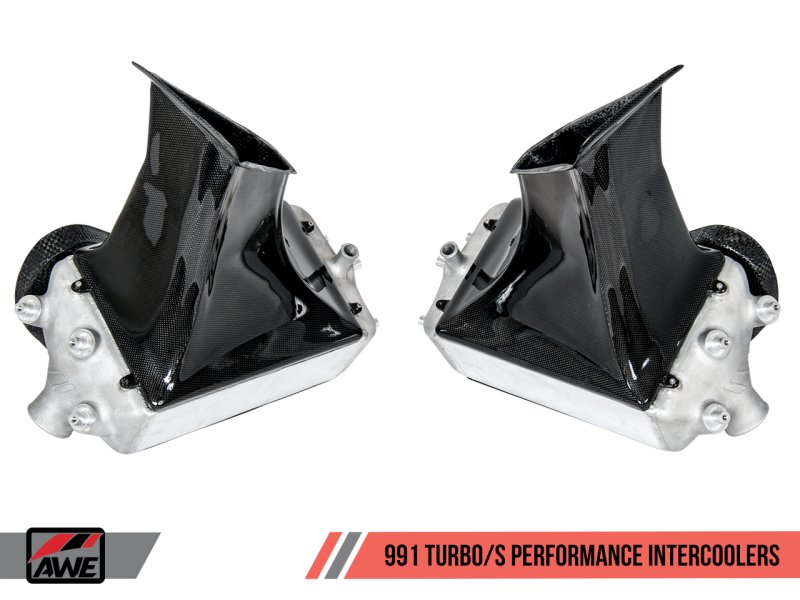 AWE Tuning - AWE Tuning Porsche 991 (991.2) Turbo/Turbo S Performance Intercooler Kit - Demon Performance