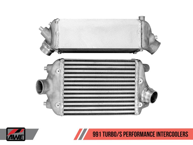 AWE Tuning - AWE Tuning Porsche 991 (991.2) Turbo/Turbo S Performance Intercooler Kit - Demon Performance