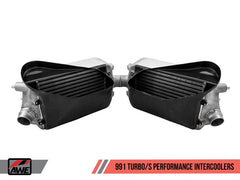 AWE Tuning - AWE Tuning Porsche 991 (991.2) Turbo/Turbo S Performance Intercooler Kit - Demon Performance