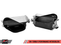 AWE Tuning - AWE Tuning Porsche 991 (991.2) Turbo/Turbo S Performance Intercooler Kit - Demon Performance