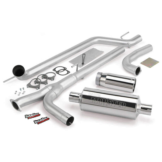 Banks Power - Banks Power 04-14 Nissan 5.6L Titan (All) Monster Exhaust System - SS Single Exhaust w/ Chrome Tip - Demon Performance