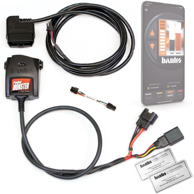 Banks Power - Banks Power Pedal Monster Kit (Stand-Alone) - Molex MX64 - 6 Way - Use w/Phone - Demon Performance