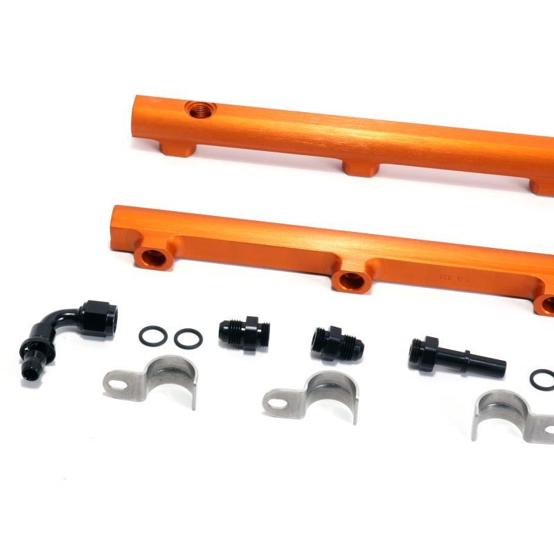 BBK - BBK 05-14 Dodge Hemi 5.7/6.1 High Flow Billet Aluminum Fuel Rail Kit (Non Trucks) - Demon Performance