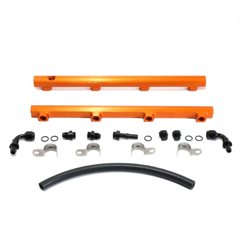 BBK - BBK 05-14 Dodge Hemi 5.7/6.1 High Flow Billet Aluminum Fuel Rail Kit (Non Trucks) - Demon Performance