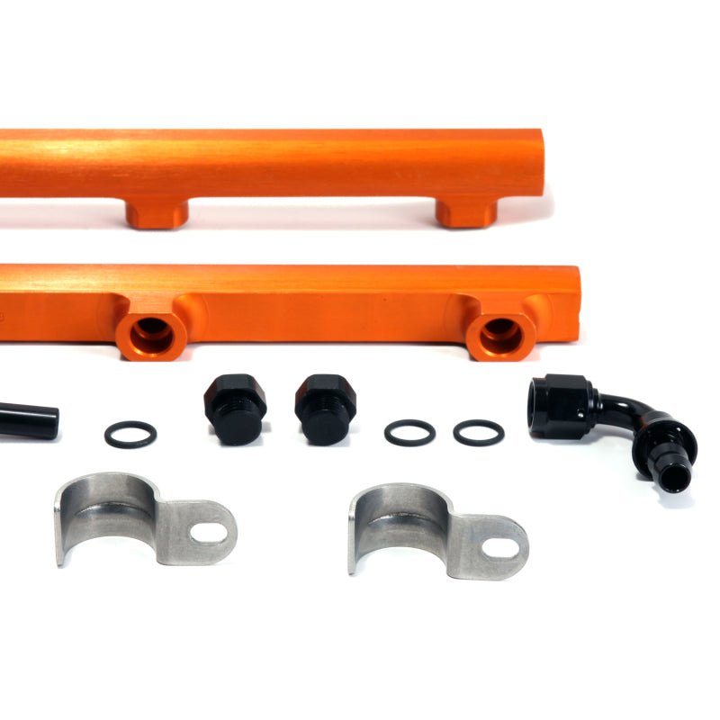 BBK - BBK 05-14 Dodge Hemi 5.7/6.1 High Flow Billet Aluminum Fuel Rail Kit (Non Trucks) - Demon Performance