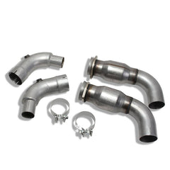 BBK - BBK 05-20 Dodge Challenger/Charger 6.1/6.2/6.4L Hemi 3in Catted High Flow Mid Pipe - Demon Performance