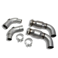 BBK - BBK 15-20 Ford Mustang GT 3in Short Mid Pipe Kit w/Cats (Use LT Header 1633/16330/1856/18560) - Demon Performance