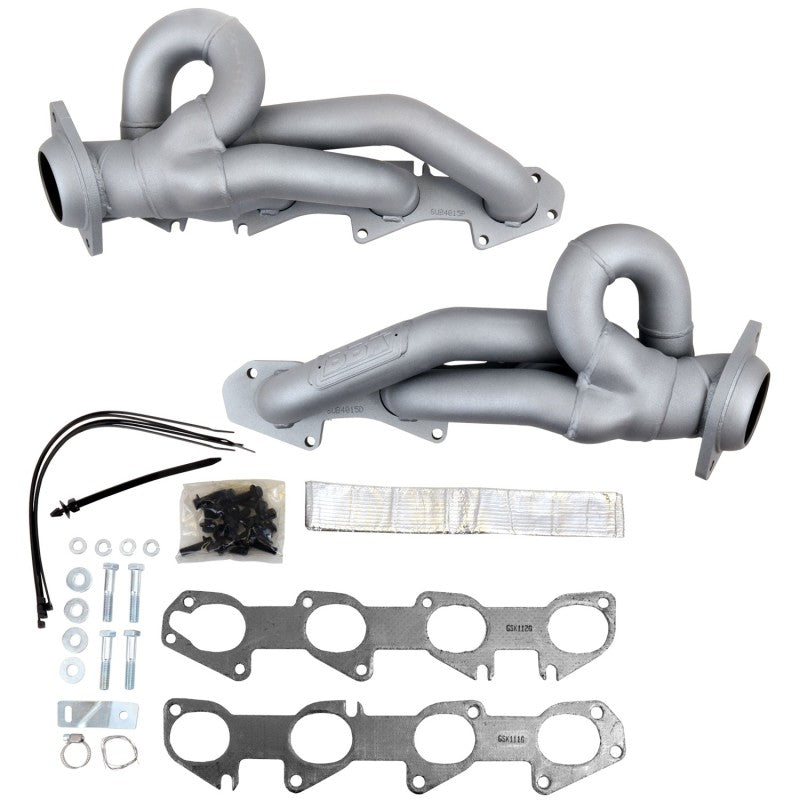 BBK - BBK 19-22 Dodge Ram 1500 5.7L (Excl MagaCab) Shorty Tuned Exhaust Headers - 1-3/4in Titanium Ceramic - Demon Performance