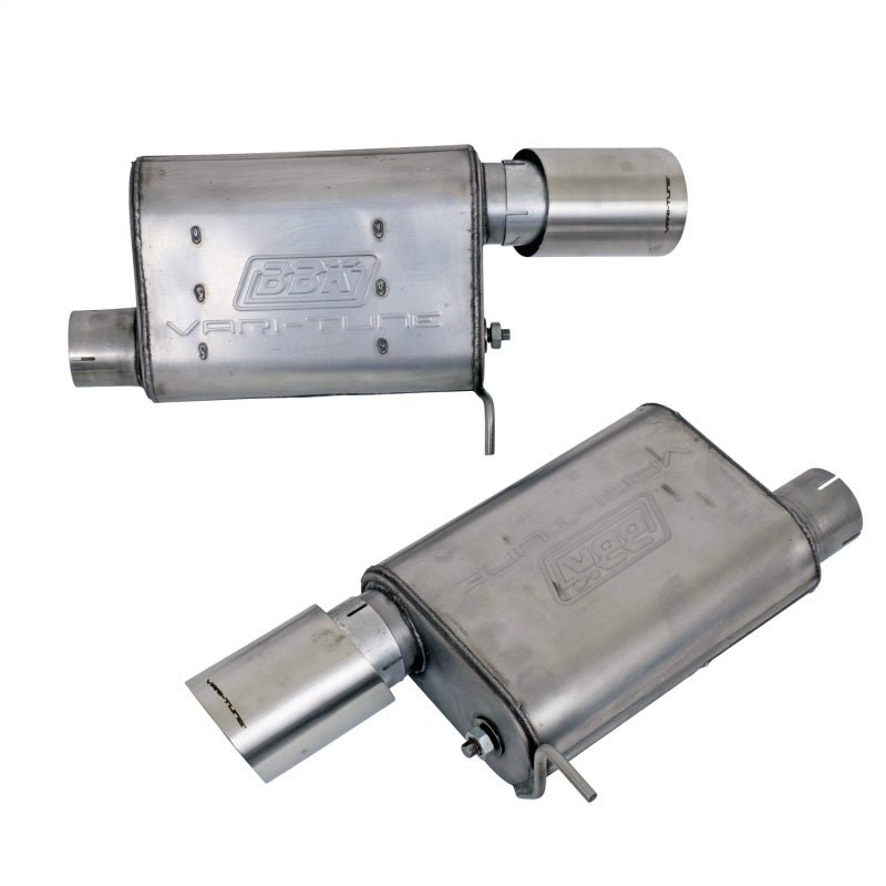 BBK - BBK 2015-16 Mustang GT Varitune Complete Cat Back Exhaust System (Includes Resonator Delete X-Pipe) - Demon Performance