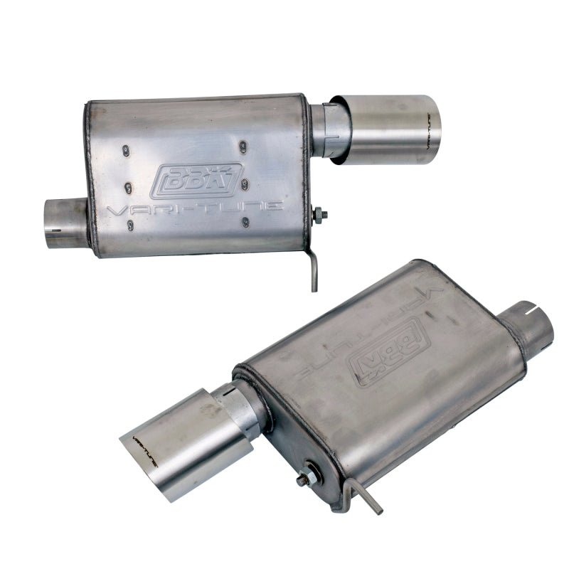 BBK - BBK 2015-16 Mustang GT Varitune Complete Cat Back Exhaust System (Includes Resonator Delete X-Pipe) - Demon Performance