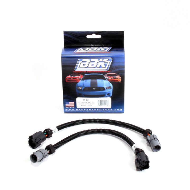 BBK - BBK 96-04 Dodge 4 Pin Round Style O2 Sensor Wire Harness Extensions 12 (pair) - Demon Performance