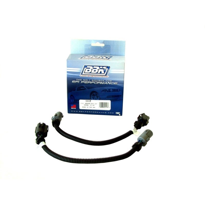 BBK - BBK 96-04 Dodge 4 Pin Round Style O2 Sensor Wire Harness Extensions 12 (pair) - Demon Performance
