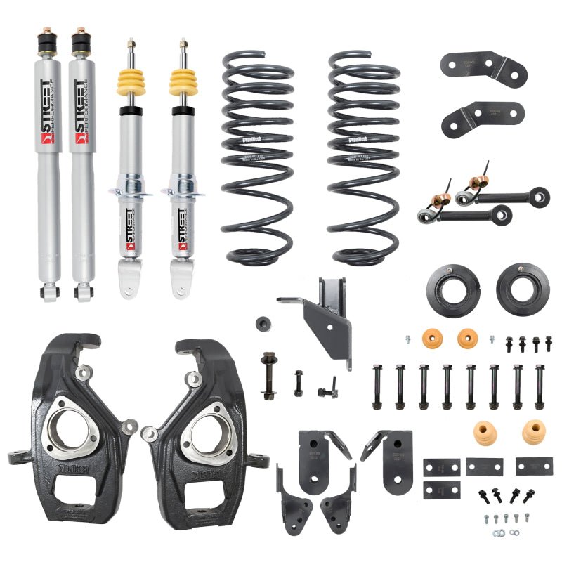 Belltech - Belltech 2019+ RAM 1500 2WD Lowering Kit - 3-4in Front 4-5in Rear - Demon Performance