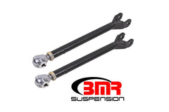 BMR Suspension - BMR 08-17 Challenger Lower Trailing Arms w/ Single Adj. Rod Ends - Black Hammertone - Demon Performance