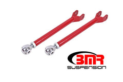 BMR Suspension - BMR 08-17 Challenger Lower Trailing Arms w/ Single Adj. Rod Ends - Red - Demon Performance