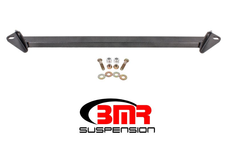 BMR Suspension - BMR 15-17 S550 Mustang Front 2-Point Subframe Chassis Brace - Black Hammertone - Demon Performance