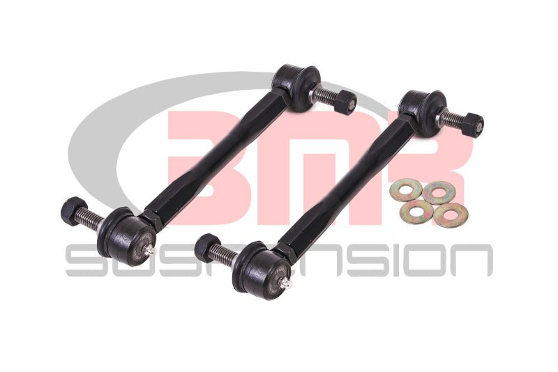 BMR Suspension - BMR 15-17 S550 Mustang Front Sway Bar End Link Kit - Black - Demon Performance