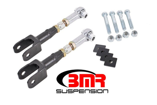 BMR Suspension - BMR 15-17 S550 Mustang Rear On-Car Adj. Rod Ends Toe Rods - Black Hammertone - Demon Performance