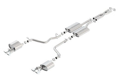 Borla - Borla 11-14 Dodge Challenger 3.6L AT/MT RWD 2Dr Single Split Rear Exit Rectangle Tip Catback Exhaust - Demon Performance