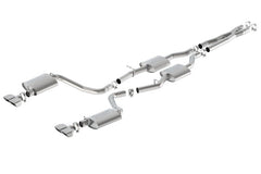 Borla - Borla 15-16 Dodge Challenger R/T 5.7L Dual Rectangle Angle Cut Dual Split Rear Exit S-Type Exhaust - Demon Performance