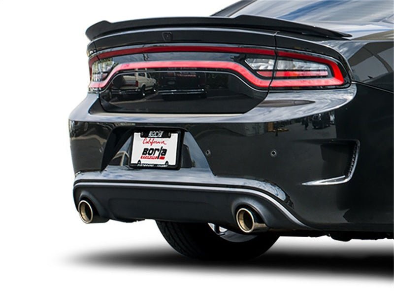Borla - Borla 15-16 Dodge Charger Hellcat 6.2L V8 ATAK Catback Exhaust w/ Valves No Tips Factory Valance - Demon Performance