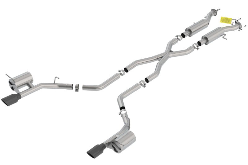 Borla - Borla 18-20 Dodge Durango SRT 6.2L V8 2.75in ATAK SS Catback Exhaust w/ BLK Chrome Tips - Demon Performance