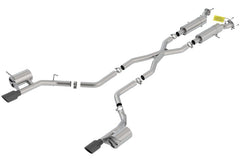 Borla - Borla 18-20 Dodge Durango SRT 6.2L V8 2.75in S-Type SS Catback Exhaust w/ BLK Chrome Tips - Demon Performance