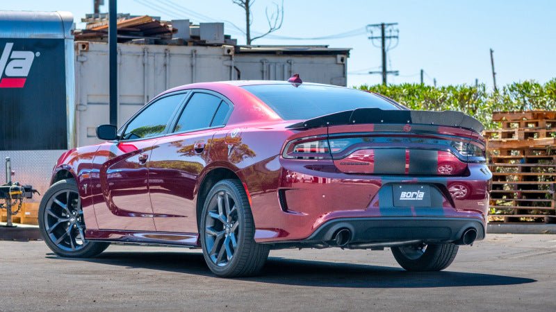 Borla - Borla 19-23 Dodge Charger GT 3.6L V6 RWD S-Type Catback Exhaust - Black Chrome Tips - Demon Performance